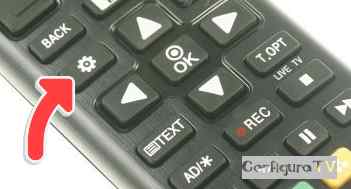 boton ajustes mando normal de lg