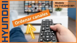 Ordenar canales tv Hyundai HV-TVS32HD