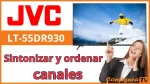 Sintonizar y ordenar canales en JVC LT-55DR930