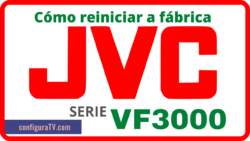 Resetear JVC serie VF3000