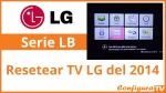 Cómo reiniciar TV LG de la serie LB del 2014