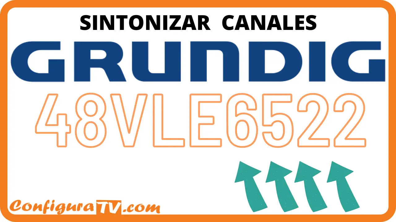 Sintonizar canales en tv Grundig 48VLE6522