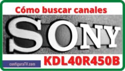 Cómo buscar canales en tv Sony Bravia serie KDL-40R450B