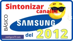 Cómo sintonizar canales en tv Samsung del 2012